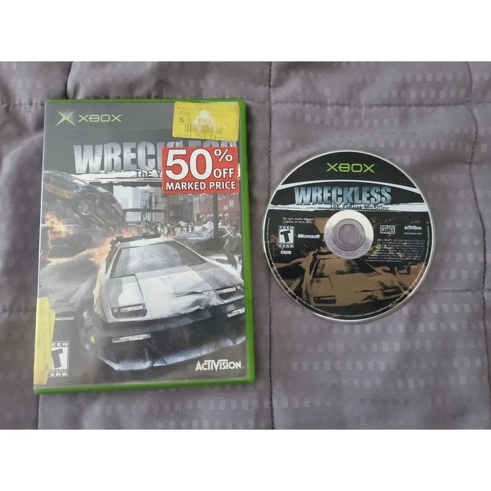 Wreckless: The Yakuza Missions (Microsoft Xbox, 2002)-European Version No Manual